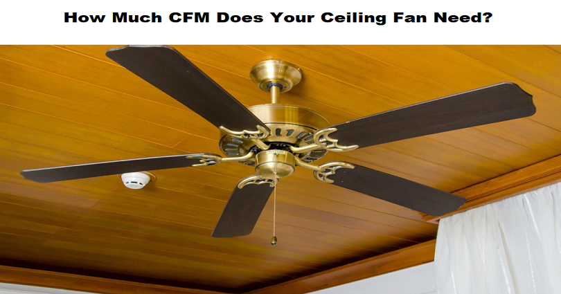 How Many CFM Does Your Ceiling Fan Need For Your Space